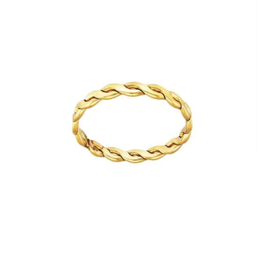 Braided Gold Ring