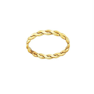 Braided Gold Ring