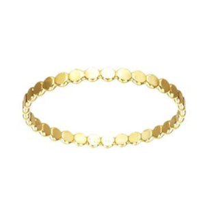 Gold Dotted Ring