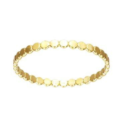 Narrow Gold Flat Ring