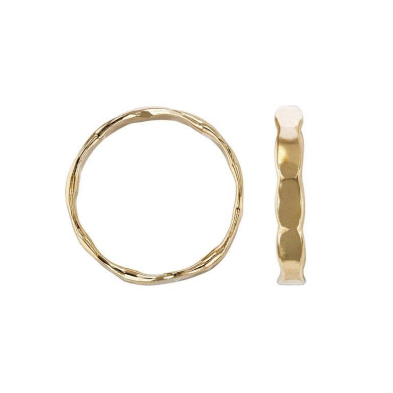 Hammered Gold Ring