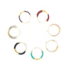 Jeweled Hoops (Multiple Colors)