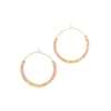 Jeweled Hoops (Multiple Colors)